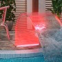 Fuente de piscina con LED RGB acrílico 50 cm