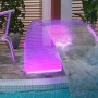 Fuente de piscina con LED RGB acrílico 50 cm