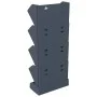 Set of 4 vertical garden plants in anthracite polypropylene by vidaXL, Pots and planters - Ref: Foro24-152207, Price: 31,27 €...