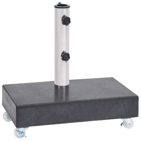 Black granite umbrella base 45x25x8 cm by vidaXL, Umbrella bases - Ref: Foro24-313667, Price: 96,00 €, Discount: %