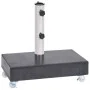 Schirmgestell aus schwarzem Granit 45x25x8 cm von vidaXL, Schirmständer - Ref: Foro24-313667, Preis: 98,47 €, Rabatt: %