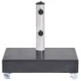 Black granite umbrella base 45x25x8 cm by vidaXL, Umbrella bases - Ref: Foro24-313667, Price: 96,00 €, Discount: %