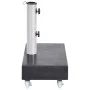 Black granite umbrella base 45x25x8 cm by vidaXL, Umbrella bases - Ref: Foro24-313667, Price: 96,00 €, Discount: %