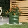 Grünes Pflanzgefäß aus pulverbeschichtetem Stahl 40x40x36 cm von vidaXL, Töpfe und Pflanzgefäße - Ref: Foro24-318843, Preis: ...