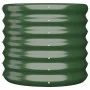 Steel planter with green powder coating 40x40x36 cm by vidaXL, Pots and planters - Ref: Foro24-318843, Price: 24,58 €, Discou...