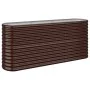 Pflanzbeet Stahl Pulverbeschichtung braun 152x40x68 cm von vidaXL, Töpfe und Pflanzgefäße - Ref: Foro24-318895, Preis: 63,23 ...