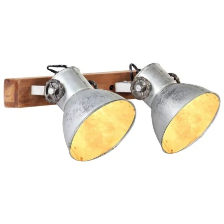 Silberne Industrie-Wandleuchte 45x25 cm E27 von vidaXL, Lampen - Ref: Foro24-320503, Preis: 54,78 €, Rabatt: %