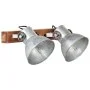Silberne Industrie-Wandleuchte 45x25 cm E27 von vidaXL, Lampen - Ref: Foro24-320503, Preis: 54,78 €, Rabatt: %
