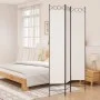 Biombo divisor de 3 paneles de tela blanco 120x220 cm de vidaXL, Divisores de ambientes - Ref: Foro24-350162, Precio: 38,59 €...