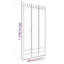3-teiliger Stoff-Raumteiler weiß 120x220 cm von vidaXL, Raumteiler - Ref: Foro24-350162, Preis: 39,36 €, Rabatt: %