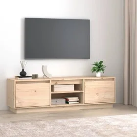 TV-Möbel aus massivem Kiefernholz 140x35x40 cm von vidaXL, TV-Möbel - Ref: Foro24-814314, Preis: 91,73 €, Rabatt: %