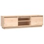 Mueble de TV de madera maciza de pino 140x35x40 cm de vidaXL, Muebles TV - Ref: Foro24-814314, Precio: 92,95 €, Descuento: %
