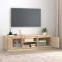 Solid pine wood TV stand 140x35x40 cm by vidaXL, TV Furniture - Ref: Foro24-814314, Price: 91,73 €, Discount: %