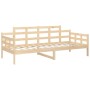 Solid pine wood sofa bed 80x200 cm by vidaXL, Beds and slatted bases - Ref: Foro24-820332, Price: 95,15 €, Discount: %