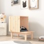 Casa para gatos de madera maciza de pino 60x36x60 cm de vidaXL, Mobiliario para gatos - Ref: Foro24-822452, Precio: 50,52 €, ...