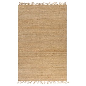Handwoven jute rug 120x180 cm natural by vidaXL, Rugs - Ref: Foro24-133217, Price: 73,59 €, Discount: %