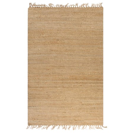 Handgewebter Teppich aus Jute 120x180 cm natur von vidaXL, Teppiche - Ref: Foro24-133217, Preis: 73,59 €, Rabatt: %