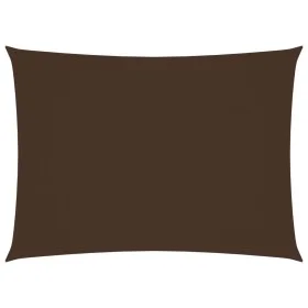 Rectangular brown Oxford fabric sail shade 4x5 m by vidaXL, Umbrellas - Ref: Foro24-135821, Price: 64,92 €, Discount: %