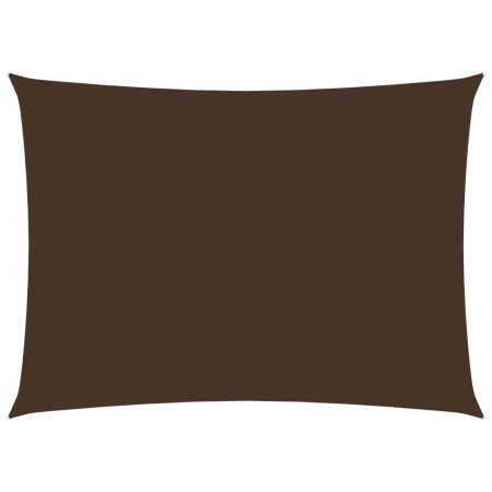 Rectangular brown Oxford fabric sail shade 4x5 m by vidaXL, Umbrellas - Ref: Foro24-135821, Price: 66,40 €, Discount: %