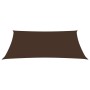 Rectangular brown Oxford fabric sail shade 4x5 m by vidaXL, Umbrellas - Ref: Foro24-135821, Price: 66,40 €, Discount: %