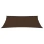 Toldo de vela rectangular tela Oxford marrón 4x7 m de vidaXL, Sombrillas - Ref: Foro24-135823, Precio: 82,03 €, Descuento: %
