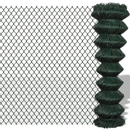 Green steel wire mesh fence 1.5x25 m by vidaXL, fence panels - Ref: Foro24-140351, Price: 121,93 €, Discount: %