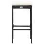 Garden bar table and chairs 5 pieces synthetic rattan black glass by vidaXL, Garden sets - Ref: Foro24-49568, Price: 309,87 €...