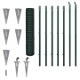 Set de euro valla acero verde 10x1,5 m de vidaXL, Paneles de vallas - Ref: Foro24-140559, Precio: 227,70 €, Descuento: %
