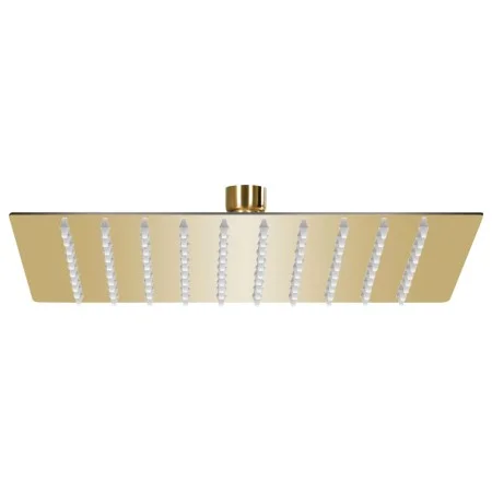 Cabezal ducha efecto lluvia acero inox cuadrado dorado 20x20 cm by vidaXL, shower heads - Ref: Foro24-147708, Price: 14,64 €,...
