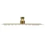 Cabezal ducha efecto lluvia acero inox cuadrado dorado 20x20 cm by vidaXL, shower heads - Ref: Foro24-147708, Price: 14,64 €,...