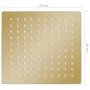 Cabezal ducha efecto lluvia acero inox cuadrado dorado 20x20 cm by vidaXL, shower heads - Ref: Foro24-147708, Price: 14,64 €,...