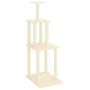 Cat scratcher with cream-colored sisal posts 149 cm by vidaXL, Cat furniture - Ref: Foro24-171741, Price: 45,05 €, Discount: %