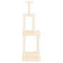 Katzenkratzbaum mit cremefarbenen Sisalpfosten 149 cm von vidaXL, Katzenmöbel - Ref: Foro24-171741, Preis: 45,41 €, Rabatt: %