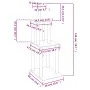 Katzenkratzbaum mit cremefarbenen Sisalpfosten 149 cm von vidaXL, Katzenmöbel - Ref: Foro24-171741, Preis: 45,58 €, Rabatt: %