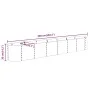 Pflanzbeet pulverbeschichteter Stahl anthrazit 260x40x36 cm von vidaXL, Töpfe und Pflanzgefäße - Ref: Foro24-318881, Preis: 5...