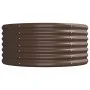 Pflanzgefäß Blumenbeet Stahl Pulverbeschichtung braun 296x80x36 cm von vidaXL, Töpfe und Pflanzgefäße - Ref: Foro24-318925, P...