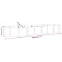 Pflanzgefäß Blumenbeet Stahl Pulverbeschichtung braun 296x80x36 cm von vidaXL, Töpfe und Pflanzgefäße - Ref: Foro24-318925, P...