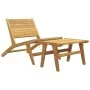 Gartenstuhl mit Fußstütze aus massivem Teakholz von vidaXL, Gartenstühle - Ref: Foro24-319154, Preis: 262,33 €, Rabatt: %