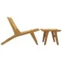 Teak solid wood garden chair with footrest by vidaXL, Garden chairs - Ref: Foro24-319154, Price: 262,33 €, Discount: %