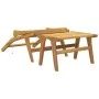 Teak solid wood garden chair with footrest by vidaXL, Garden chairs - Ref: Foro24-319154, Price: 262,33 €, Discount: %