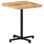 Quadratischer Bistrotisch raues Mangoholz 60x60x75 cm von vidaXL, Küchen- und Esstische - Ref: Foro24-320264, Preis: 113,32 €...