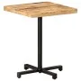 Square bistro table made of rough mango wood 60x60x75 cm by vidaXL, Kitchen and dining tables - Ref: Foro24-320264, Price: 11...