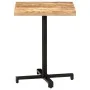 Square bistro table made of rough mango wood 60x60x75 cm by vidaXL, Kitchen and dining tables - Ref: Foro24-320264, Price: 11...