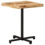 Square bistro table made of rough mango wood 60x60x75 cm by vidaXL, Kitchen and dining tables - Ref: Foro24-320264, Price: 11...