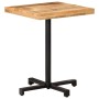 Quadratischer Bistrotisch raues Mangoholz 60x60x75 cm von vidaXL, Küchen- und Esstische - Ref: Foro24-320264, Preis: 113,32 €...