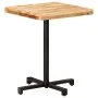 Square bistro table made of rough mango wood 60x60x75 cm by vidaXL, Kitchen and dining tables - Ref: Foro24-320264, Price: 11...