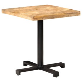 Square bistro table made of rough mango wood 70x70x75 cm by vidaXL, Kitchen and dining tables - Ref: Foro24-320266, Price: 18...