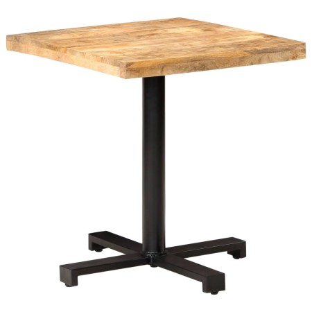 Quadratischer Bistrotisch raues Mangoholz 70x70x75 cm von vidaXL, Küchen- und Esstische - Ref: Foro24-320266, Preis: 189,76 €...