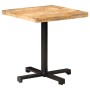Quadratischer Bistrotisch raues Mangoholz 70x70x75 cm von vidaXL, Küchen- und Esstische - Ref: Foro24-320266, Preis: 189,76 €...