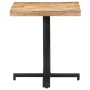 Quadratischer Bistrotisch raues Mangoholz 70x70x75 cm von vidaXL, Küchen- und Esstische - Ref: Foro24-320266, Preis: 189,76 €...
